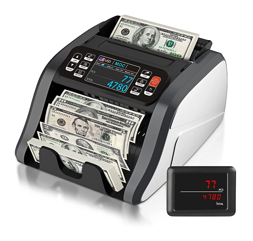 SM-8000 1CIS Mixed Denomination Value Counter Currency Counting Machine